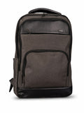 Morral ejecutivo MAYORISTASBAG YEZO 1033 en color gris oscuro con detalles en cuero negro, diseño moderno y funcional.