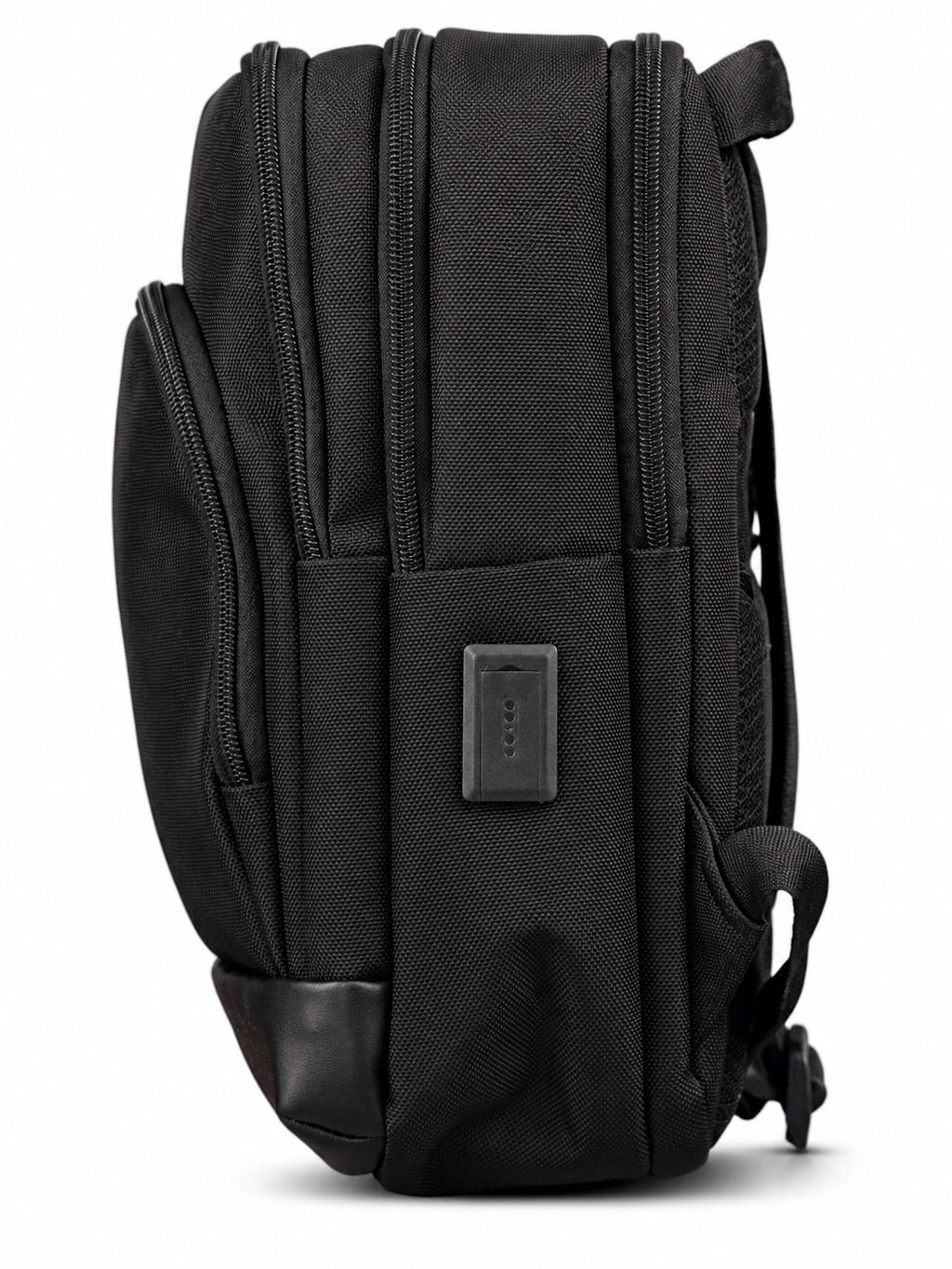 Morral ejecutivo MAYORISTASBAG YEZO 1033 color negro con diseño moderno, múltiples compartimentos y puerto USB lateral